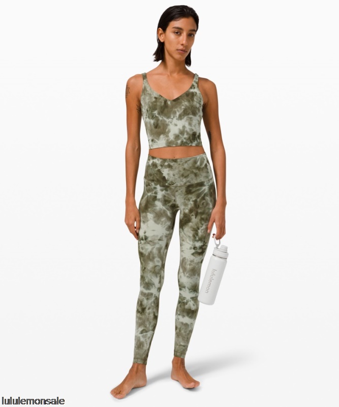 Lululemon Damen DELULU039 | Align Hochhaushose 28 Dark Olive